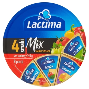 Lactima Ser topiony mix smaki świata 140 g (8 x 17,5 g) - 1