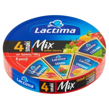 Lactima Ser topiony mix smaki świata 140 g (8 x 17,5 g) - 0