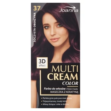 Joanna Multi Cream Color Farba do włosów soczysta oberżyna 37 - 2