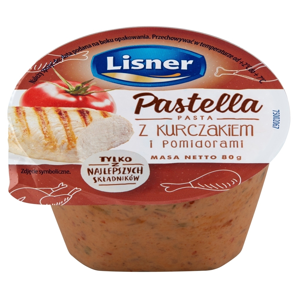 Lisner Pastella Pasta z kurczakiem i pomidorami 80 g promocje i gdzie