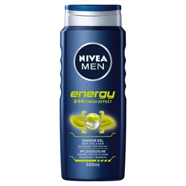 NIVEA MEN Energy Żel pod prysznic 500 ml - 0