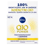 NIVEA Q10 Power Przeciwzmarszczkowy + Ujędrnienie Krem na dzień SPF 15 50 ml