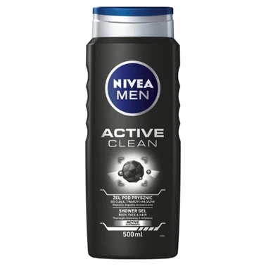 NIVEA MEN Active Clean Żel pod prysznic 500 ml - 0
