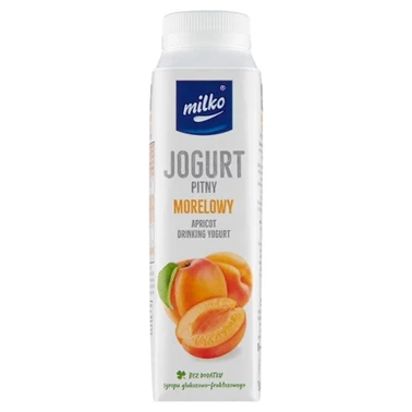 Milko Jogurt pitny morelowy 330 ml - 0