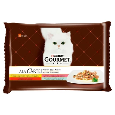 Gourmet A La Carte Karma dla kotów przepisy szefa kuchni 340 g (4 x 85 g) - 1