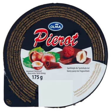 Olma Pierot Śmietanowy jogurt czekoladowy z orzechami laskowymi 175 g - 5