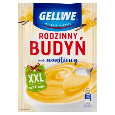 Gellwe Budyń rodzinny waniliowy smak 64 g - 2