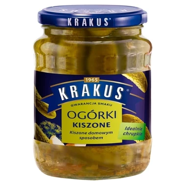 Krakus Ogórki kiszone 630 g - 0