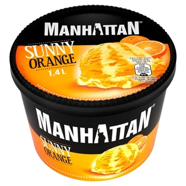 Manhattan Lody z serkiem twarogowym i lody pomarańczowe 1400 ml - 0