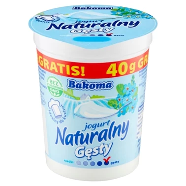 Bakoma Jogurt naturalny gęsty 370 g - 16