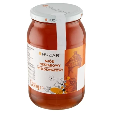 Huzar Miód nektarowy wielokwiatowy 1,25 kg - 0