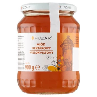 Huzar Miód nektarowy wielokwiatowy 900 g - 1