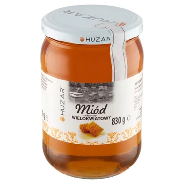 Huzar Miód nektarowy wielokwiatowy 830 g - 2