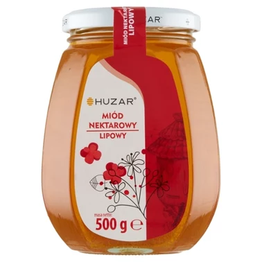 Huzar Miód nektarowy lipowy 500 g - 1