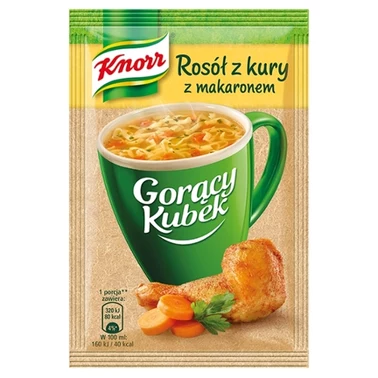 Knorr Gorący Kubek Rosół z kury z makaronem 12 g - 1