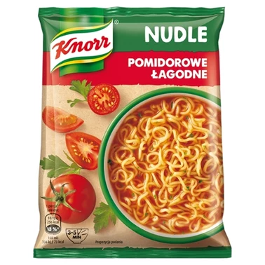 Knorr Nudle Pomidorowe łagodne Zupa-danie 65 g - 1