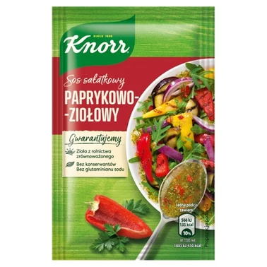 Knorr Sos sałatkowy paprykowo ziołowy 9 g - 1