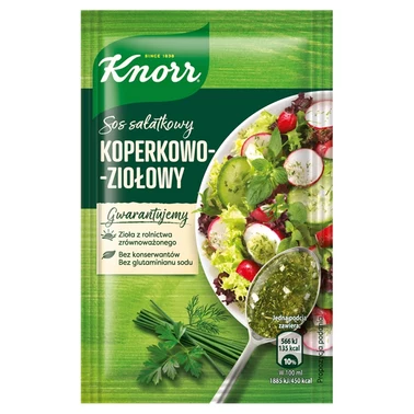 Knorr Sos sałatkowy koperkowo-ziołowy 9 g - 0