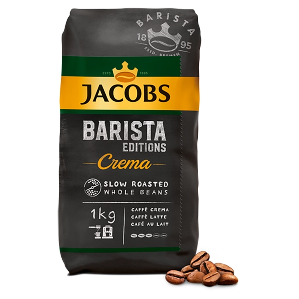 Якобс зерновой. Jacobs Barista Edition crema 1000. Jacobs Barista Editions crema зерновой. Jacobs Barista Edition crema молотый. Кофе зерновой Jacobs Barista Editions Espresso.