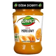 Łowicz Dżem morelowy o obniżonej zawartości cukrów 280 g