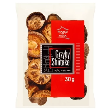 House of Asia Grzyby shiitake całe 30 g - 2