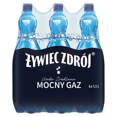 Żywiec Zdrój Mocny Gaz Woda źródlana 6 x 1,5 l - 2