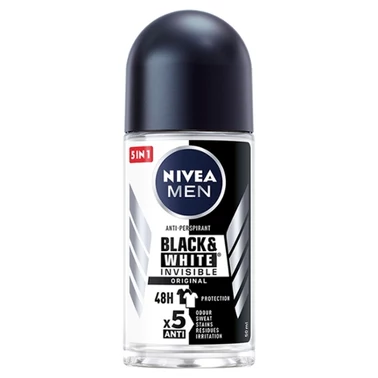 NIVEA MEN Black&White Invisible Original Antyperspirant w kulce 50 ml - 0