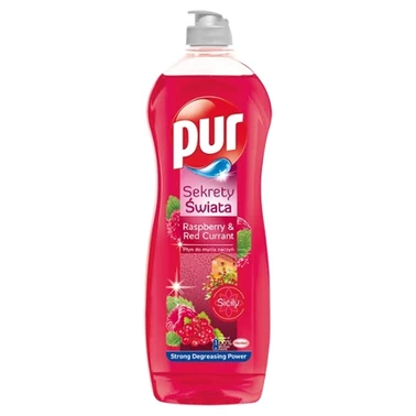 Pur Power Raspberry & Red Currant Płyn do mycia naczyń 750 ml - 2