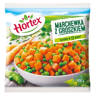 Hortex Marchewka z groszkiem 450 g  - 6