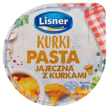 Lisner Pasta jajeczna z kurkami 80 g - 5