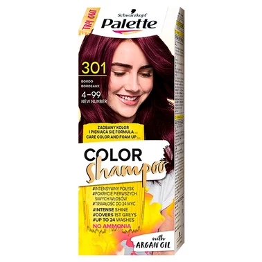 Palette Color Shampoo Szampon koloryzujący do włosów 301 (4-99) bordowy - 1