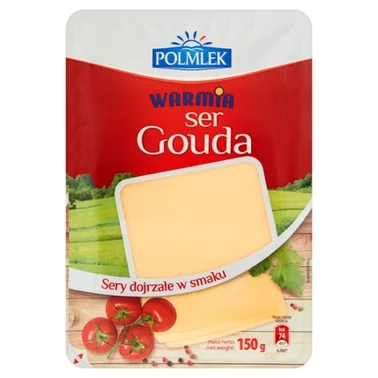 Polmlek Ser Gouda plastry 150 g - 1