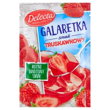 Delecta Galaretka smak truskawkowy 70 g - 1
