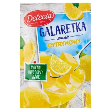 Delecta Galaretka smak cytrynowy 70 g - 2