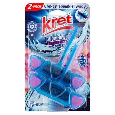 Kret Color Power Water Lily Kostka do WC 2 x 40 g - 1