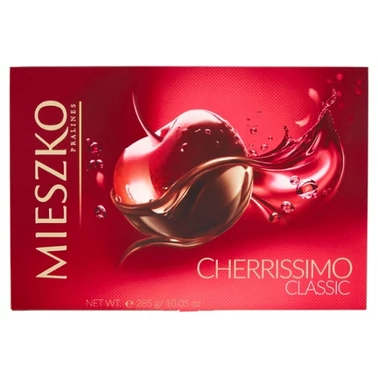 Mieszko Cherrisimo Classic Praliny z wiśnią w alkoholu 285 g - 0