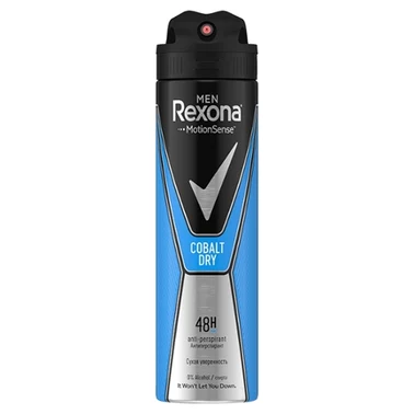 Rexona Men Cobalt Dry Antyperspirant w aerozolu 150 ml - 1