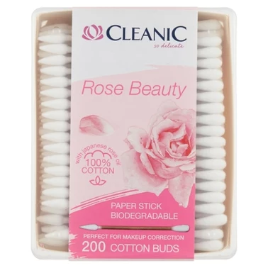 Cleanic Rose Beauty Patyczki higieniczne 200 sztuk - 1