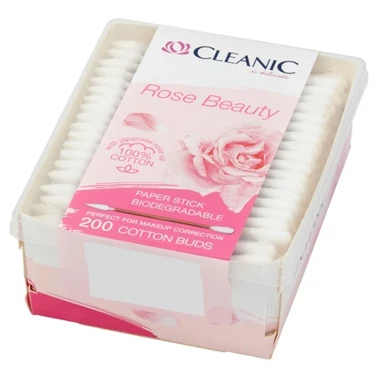 Cleanic Rose Beauty Patyczki higieniczne 200 sztuk - 0