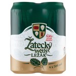 Žatecký Světlý Ležák Piwo jasne pełne 4 x 500 ml