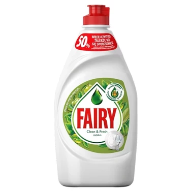 Fairy Clean & Fresh Jabłko Płyn do mycia naczyń 450ML - 1