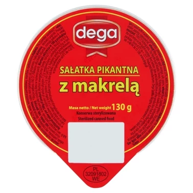 dega Sałatka pikantna z makrelą 130 g - 5