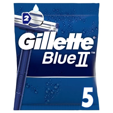 Gillette Blue II Maszynki jednorazowe dla mężczyzn 5 sztuk - 1