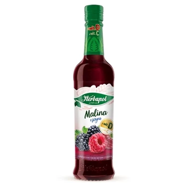 Herbapol Suplement diety malina z jeżyną 420 ml - 2