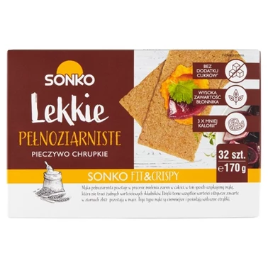 Sonko Pieczywo chrupkie lekkie pełnoziarniste 170 g - 1