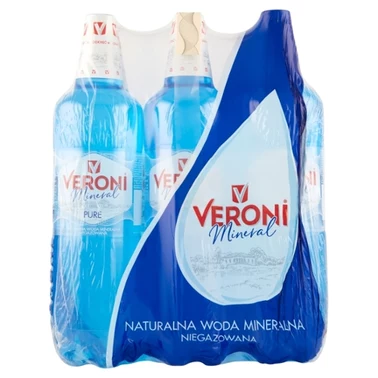 Veroni Mineral Pure Naturalna woda mineralna niegazowana 6 x 1,5 l - 1