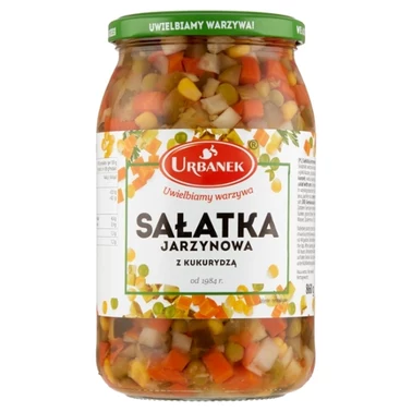 Urbanek Sałatka jarzynowa z kukurydzą 860 g - 1