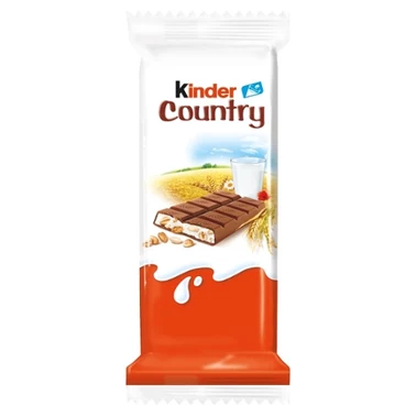 Kinder Country Czekolada mleczna z nadzieniem mlecznym i zbożami 23,5 g - 1