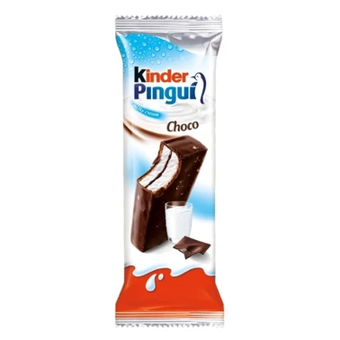 Kinder Pingui Biszkopt z czekoladą i mlecznym i kakaowym nadzieniem 30 g - 1