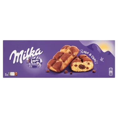 Milka Cake & Choc Ciastka biszkoptowe z kawałkami czekolady mlecznej 175 g (5 x 35 g) - 2